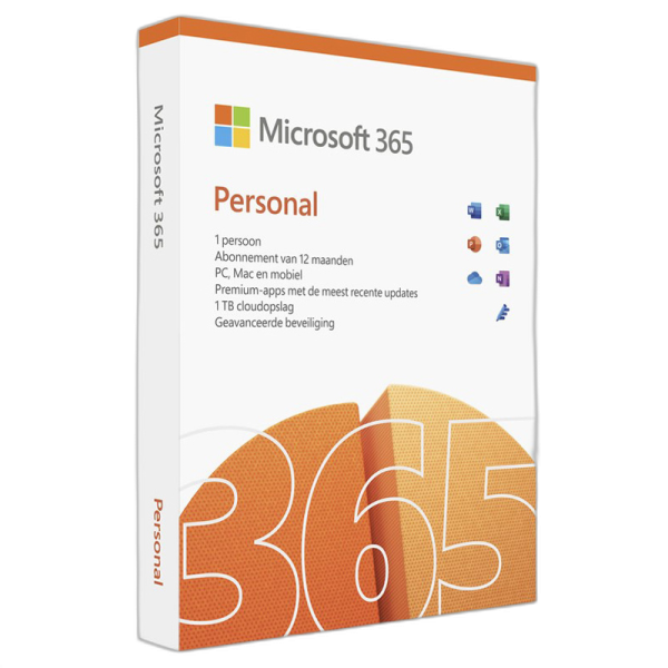 MICROSOFT 365 Personal slovenski FPP 32/64 bit enoletna naročnina