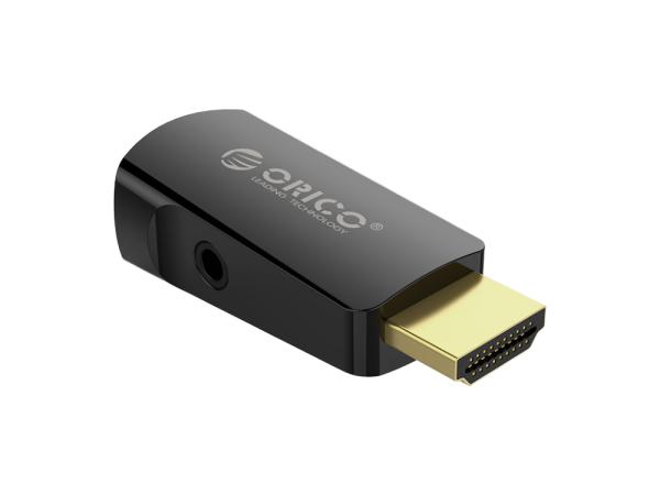Adapter HDMI v VGA + 3.5 mm, ORICO XD-HLFV-BK