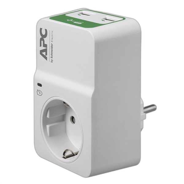 APC Essential SurgeArrest PM1WU2-GR 1x Schuko prenapetostna zaščita vtičnica