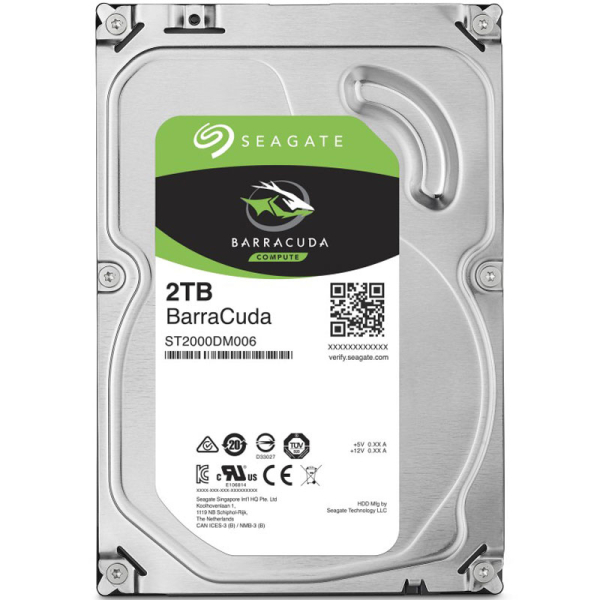 SEAGATE BarraCuda 2TB 3,5