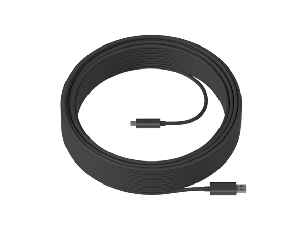Kabel Logitech Strong USB Cable, USB 3.1, 10m, grafitna barva
