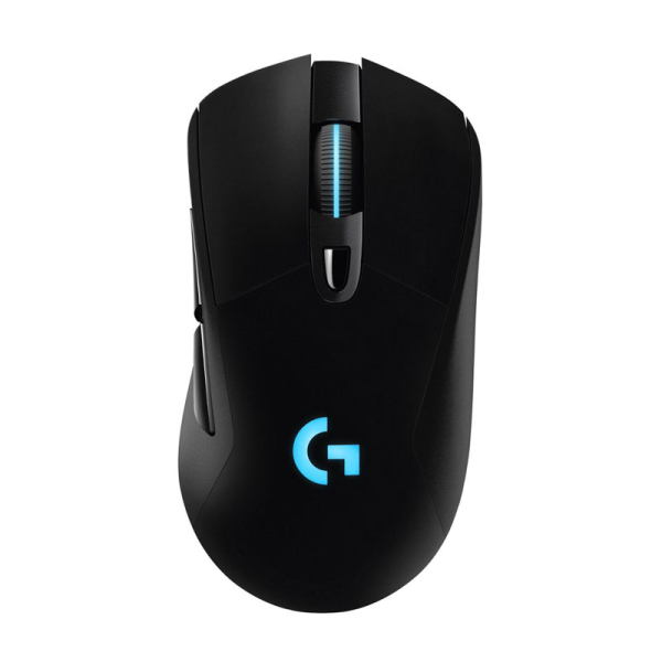 LOGITECH G703 Lightspeed Hero brezžična optična gaming RGB črna miška