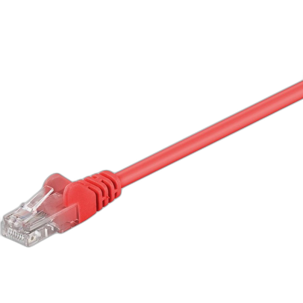 GOOBAY U/UTP CAT 5e patch 0,5m rdeč mrežni povezovalni kabel