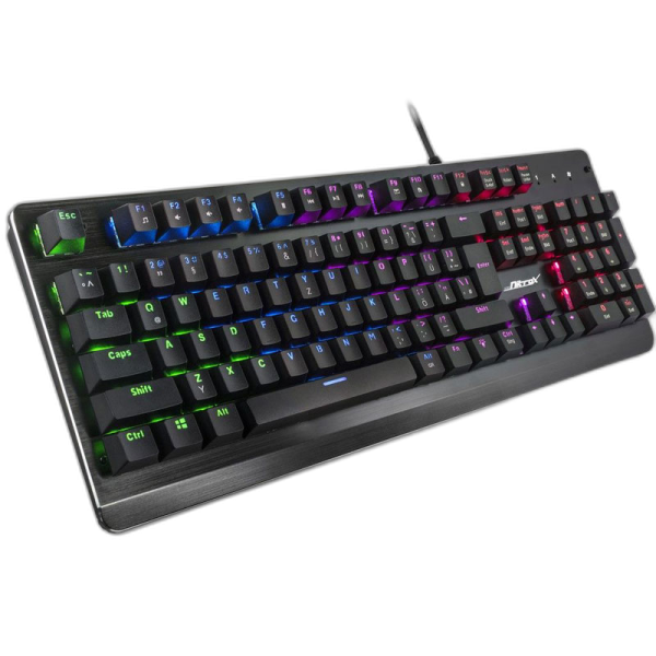 INTER-TECH Nitrox NK-2000ME žična RGB mehanična SLO tisk gaming tipkovnica