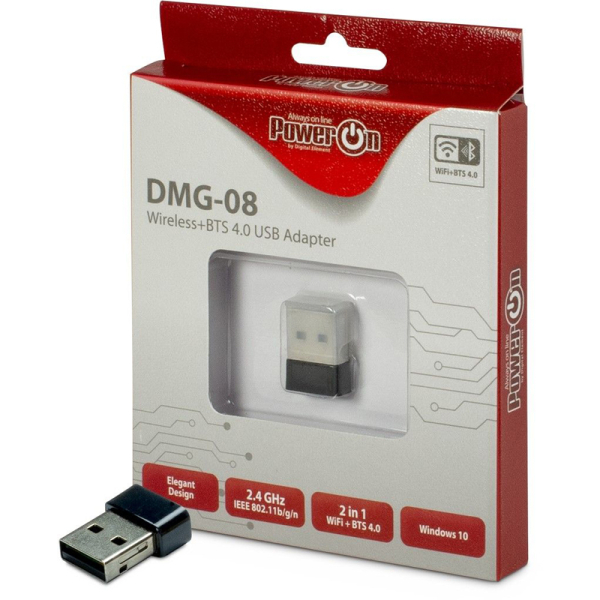 INTER-TECH DMG-08 WiFi 150Mbps Bluetooth USB brezžični mrežni adapter