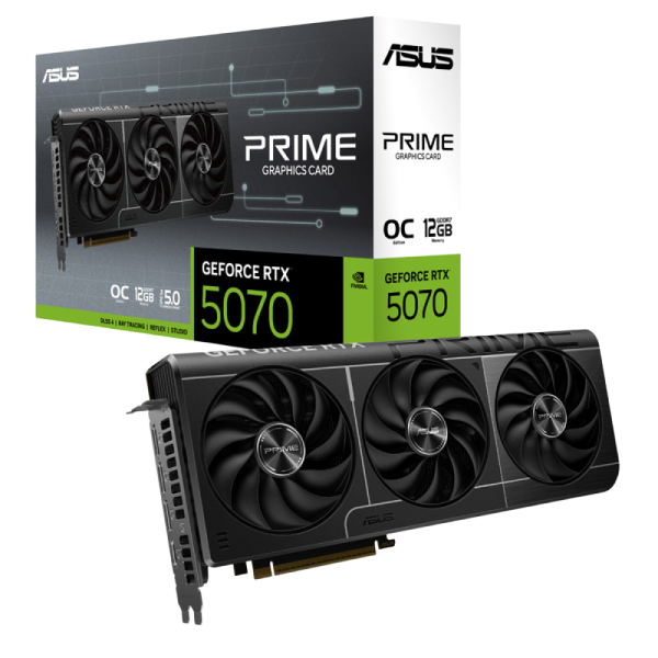 ASUS PRIME GeForce RTX 5070 Ti 16GB GDDR7 OC (PRIME-RTX5070TI-O16G) grafična kartica