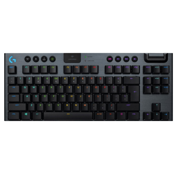 LOGITECH G915 LIGHTSPEED TKL GL Tenkeyless brezžična RGB mehanska gaming slo črna tipkovnica