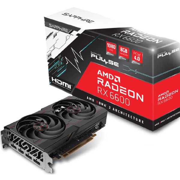 SAPPHIRE Radeon RX 6600 8GB GDDR6 (11310-01-20G) PULSE gaming grafična kartica