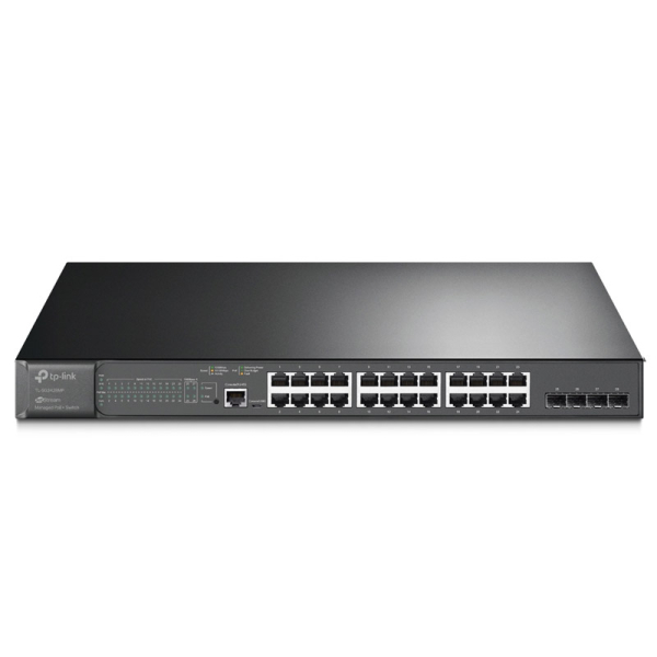 TP-LINK JetStream TL-SG3428MP 24-port Gigabit L2 Managed 24xPoE+ 384W 4xSFP mrežno stikalo-switch