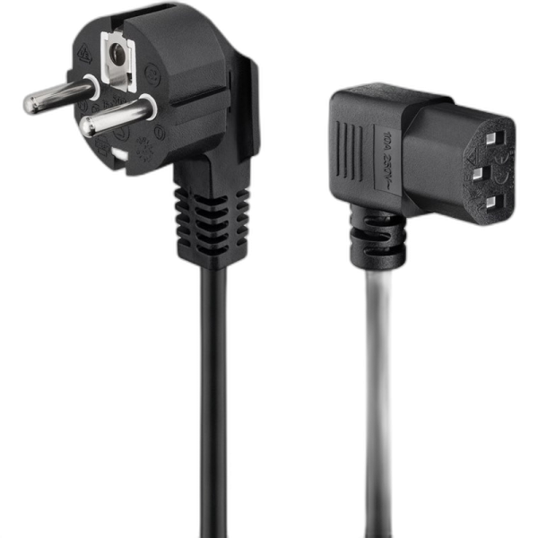 GOOBAY 250V(AC) 1,5m črn napajalni kabel