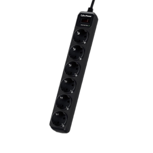 CYBERPOWER SurgeProtector B0620SC0-DE 6x vtičnica 1,8m prenapetostna zaščita razdelilec