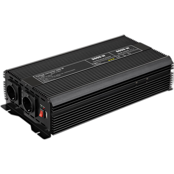 GOOBAY 12V-230V DC/AC USB-5V 3000W pretvornik inverter napajalnik