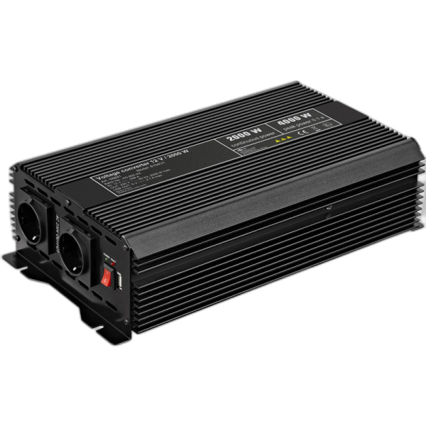 GOOBAY 12V-230V DC/AC USB-5V 2000W pretvornik inverter napajalnik