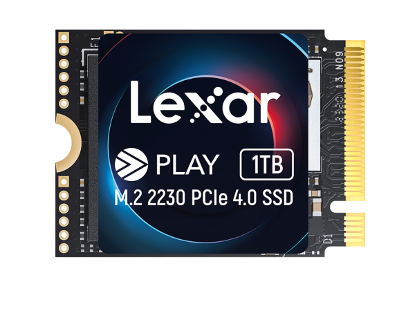 SSD 1TB M.2 30mm 2230 PCI-e 4.0 x4 NVMe, 3D TLC, Lexar PLAY (LNMPLAY001T-RNNNG)