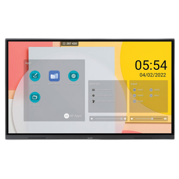 SHARP PN-L862B 217,4cm (86