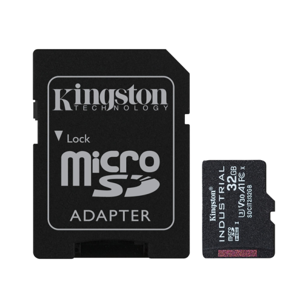 KINGSTON Industrial microSD 32GB Class10 UHS-I adapter (SDCIT2/32GB) spominska kartica