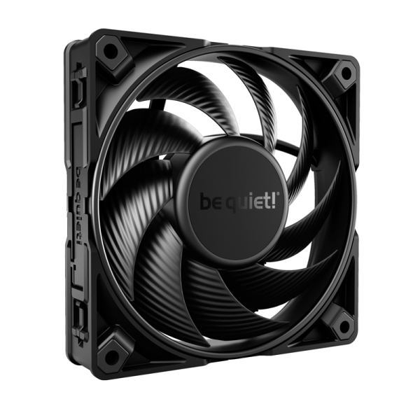 BE QUIET! Silent Wings PRO 4 (BL098) 120mm 4-pin PWM črn ventilator