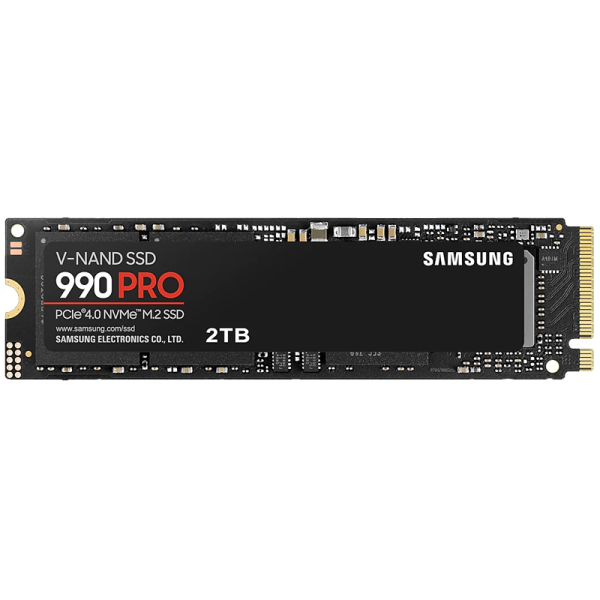 SAMSUNG 990 PRO 2TB M.2 PCIe  4.0 NVMe 2.0 (MZ-V9P2T0BW) SSD