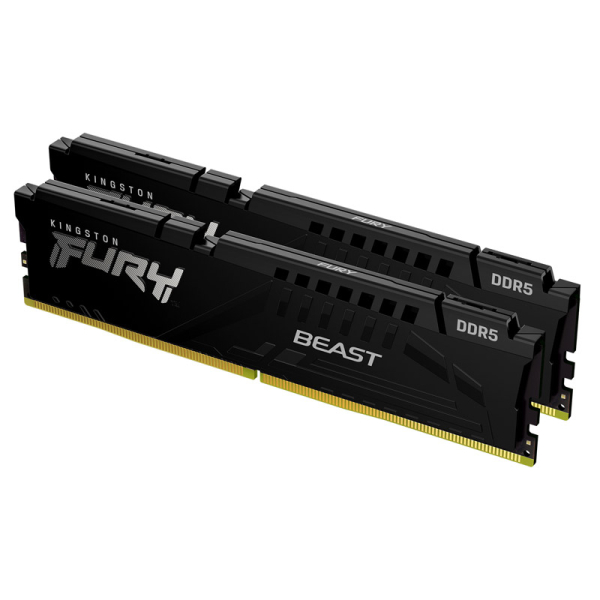 KINGSTON Fury Beast Black 64GB (2x32GB) 6000MT/s DDR5 CL38 EXPO KF560C36BBEK2-64 ram pomnilnik