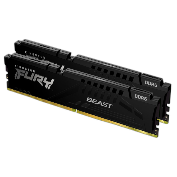 KINGSTON Fury Beast Black 64GB (2x32GB) 6000MT/s DDR5 CL38 EXPO KF560C36BBEK2-64 ram pomnilnik