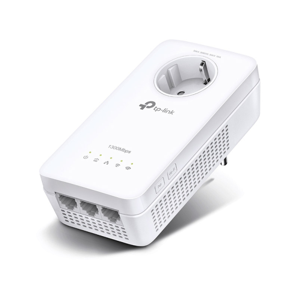 TP-LINK TL-WPA8631P AV1300 3-port Passthrough gigabit powerline z vtičnico adapter