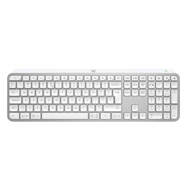 LOGITECH MX Keys S USB-C/Bluetooth brezžična osvetljena Pale Grey slo tisk