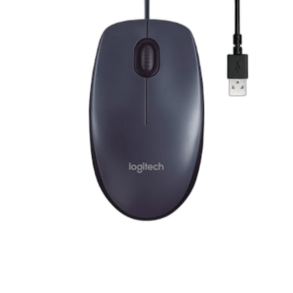LOGITECH M100 žična optična črna miška