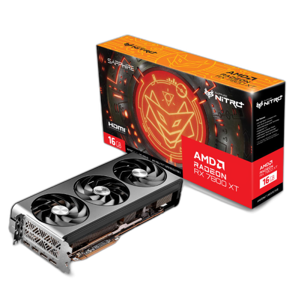 SAPPHIRE AMD Radeon RX 7800 XT NITRO+ 16GB GDDR6 OC ARGB gaming grafična kartica