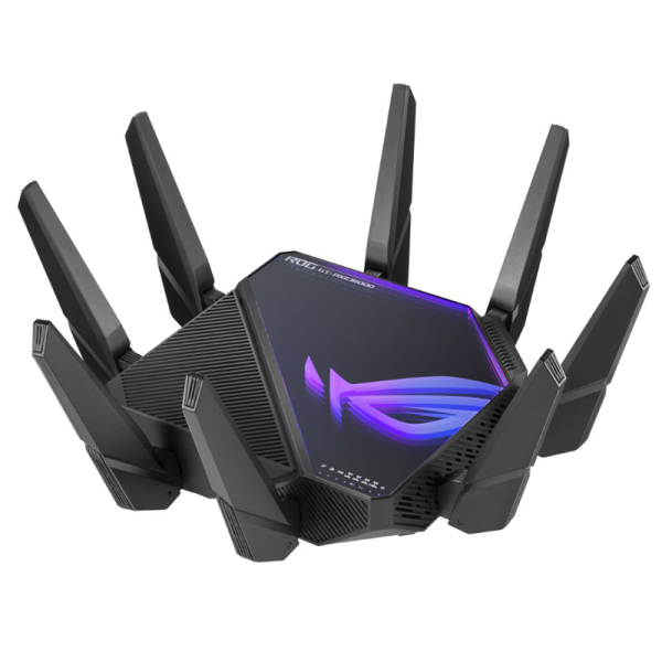 ASUS ROG Rapture GT-AXE16000 Quad Band WiFi 6E 10Gbps Gaming VPN brezžični usmerjevalnik-router / dostopna točka