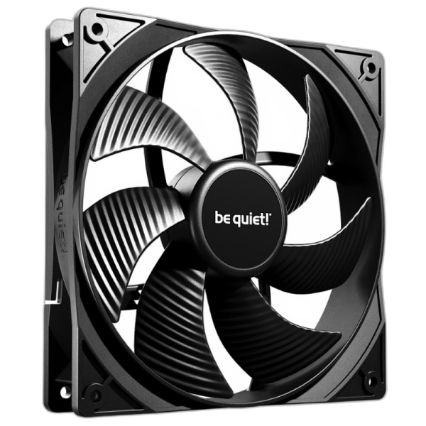 BE QUIET! Pure Wings 3 (BL108) 140mm 4-pin PWM črn ventilator