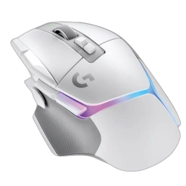 LOGITECH G502 X PLUS RGB brezžična optična gaming bela miška