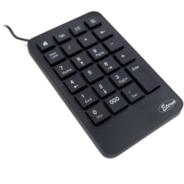 INTER-TECH KB-120 USB 23 tipk mini numerična žična tipkovnica