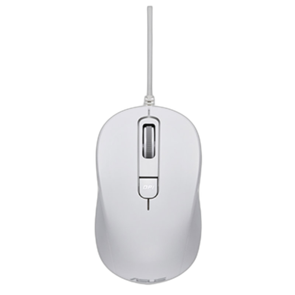 ASUS MU101C Blue Ray žična optična bela miška
