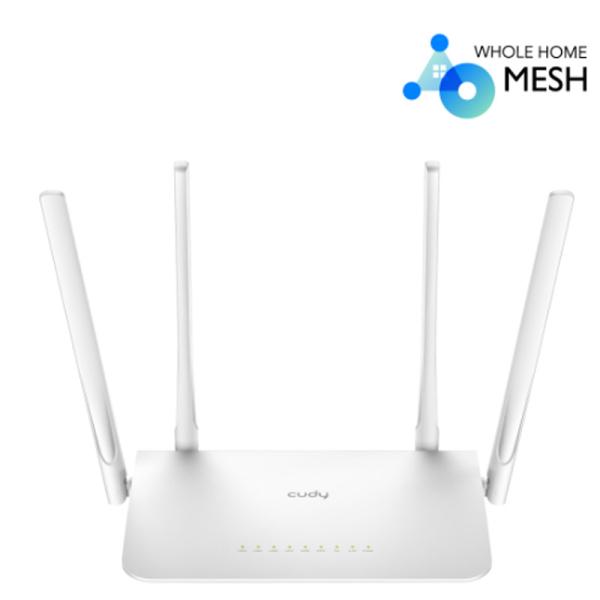 CUDY WR1300 AC1200 Gigabit Mesh Dual Band brezžični usmerjevalnik-router