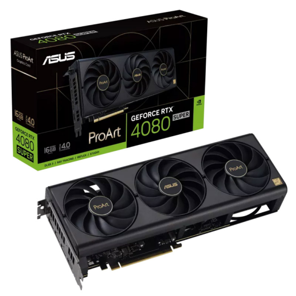 ASUS PROART GeForce RTX 4080 Super 16B GDDR6X grafična kartica