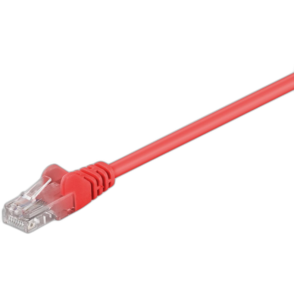 GOOBAY U/UTP CAT 5e LAN patch 2m rdeč povezovalni kabel