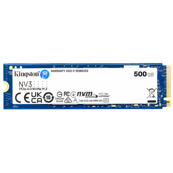 KINGSTON NV3 500GB M.2 PCIe 4.0 NVMe (SNV3S/500G) SSD