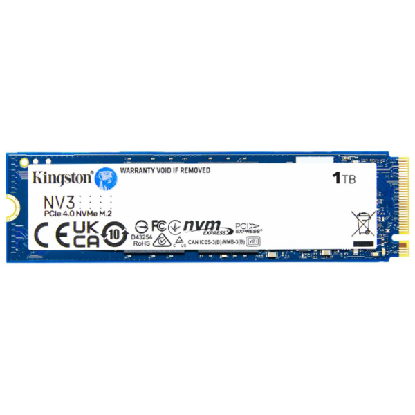 KINGSTON NV3 1TB M.2 PCIe 4.0 NVMe (SNV3S/1000G) SSD