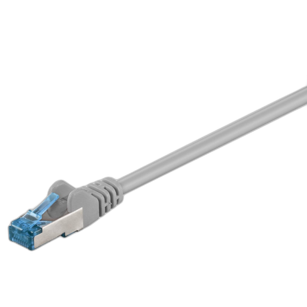  GOOBAY S/FTP (PiMF) CAT 6A patch 1 m sivi mrežni povezovalni kabel