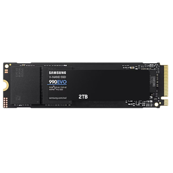 SAMSUNG 990 EVO 2TB M.2 PCIe 4.0 NVMe 2.0 (MZ-V9E2T0BW) SSD