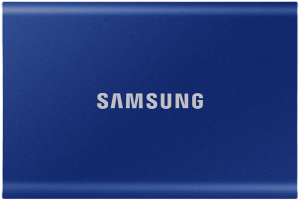 Zunanji SSD 2TB Type-C USB 3.2 Gen2 V-NAND UASP, Samsung T7, moder (MU-PC2T0H/WW)