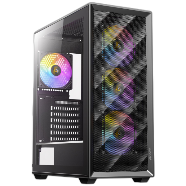ANTEC AX85 Midi-ATX RGB okno gaming črno ohišje