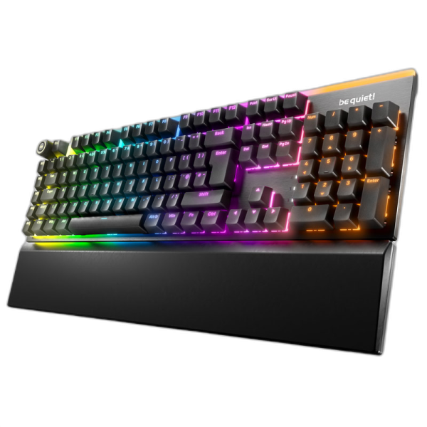 BE QUIET! Light Mount Silent tactile UK RGB (BT004UK) mehanska gaming črna tipkovnica