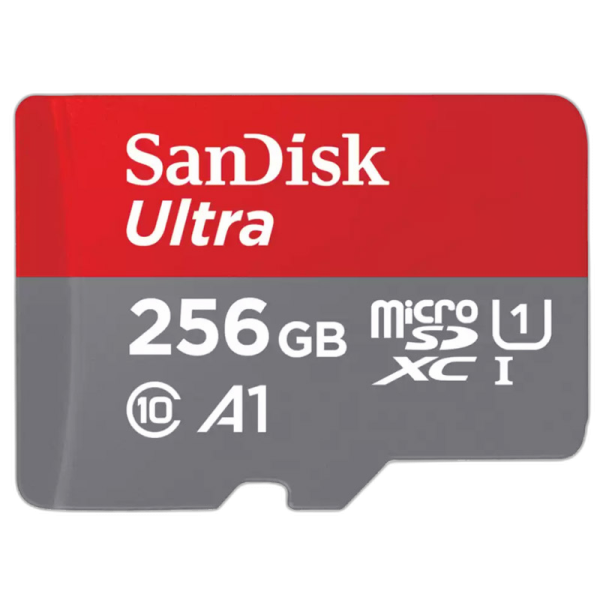 SANDISK Ultra microSDXC 256GB UHS-I FHD SD adapter (SDSQUAC-256G-GN6MA) spominska kartica
