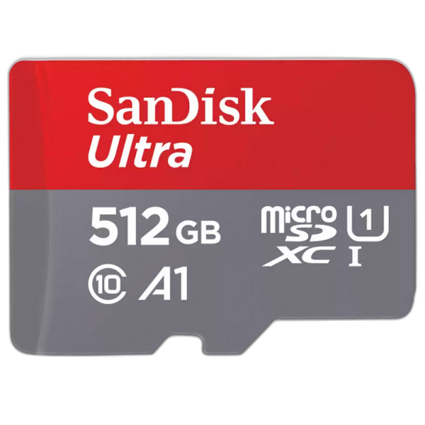 SANDISK Ultra microSDXC 512GB UHS-I FHD SD adapter (SDSQUAC-512G-GN6MA) spominska kartica