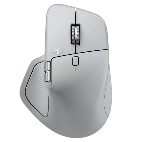 LOGITECH MX Master 4 brezžična Bluetooth USB Bolt Darkfield laser svetlo siva miška