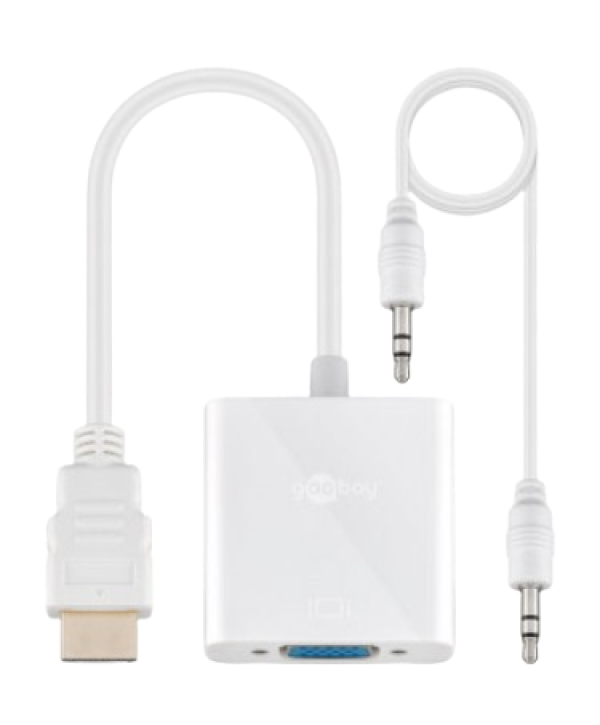 GOOBAY HDMI na VGA 0,15m bel adapter