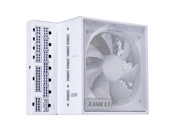 Napajalnik ATX Lian Li EDGE 850W, 80 PLUS Gold, 12VHPWR, Modularni, bel