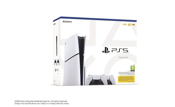 Sony PlayStation 5 Konzola PS5 D Chassis (slim) 1TB + PS5 Dualsense Kontroler White