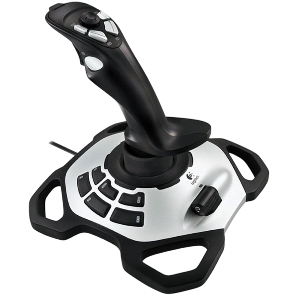 LOGITECH Extreme 3D Pro Joystick - SILVER/BLACK - USB